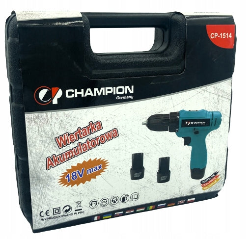 Drilling Machine 21V Li-Ion for Furniture Drilling 2x AKU Case CP-1532 Packaging status original