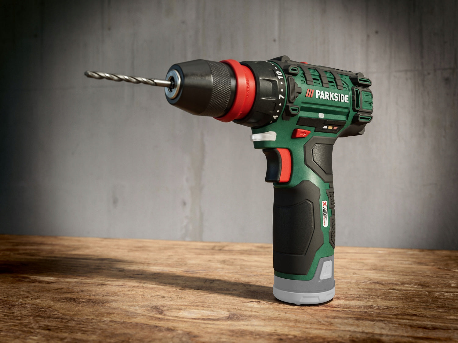 Drilling machine PBSA 12 PARKSIDE 12V without aku and order. Manufacturer code PBSA 12 D4