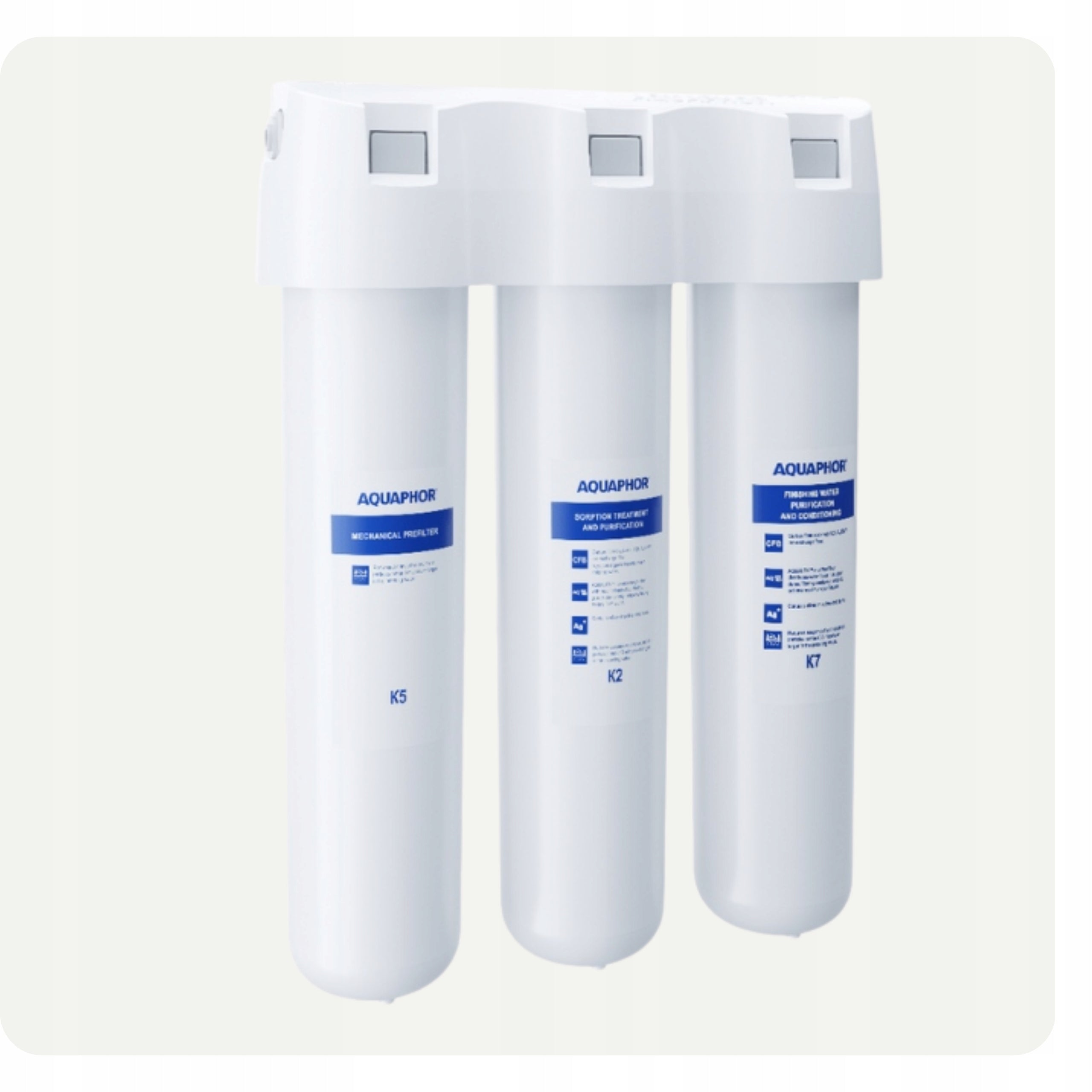 Drinking Water Filter Under Sink AQUAPHOR Crystal A Set + Indicator Freebie Manufacturer code 206420