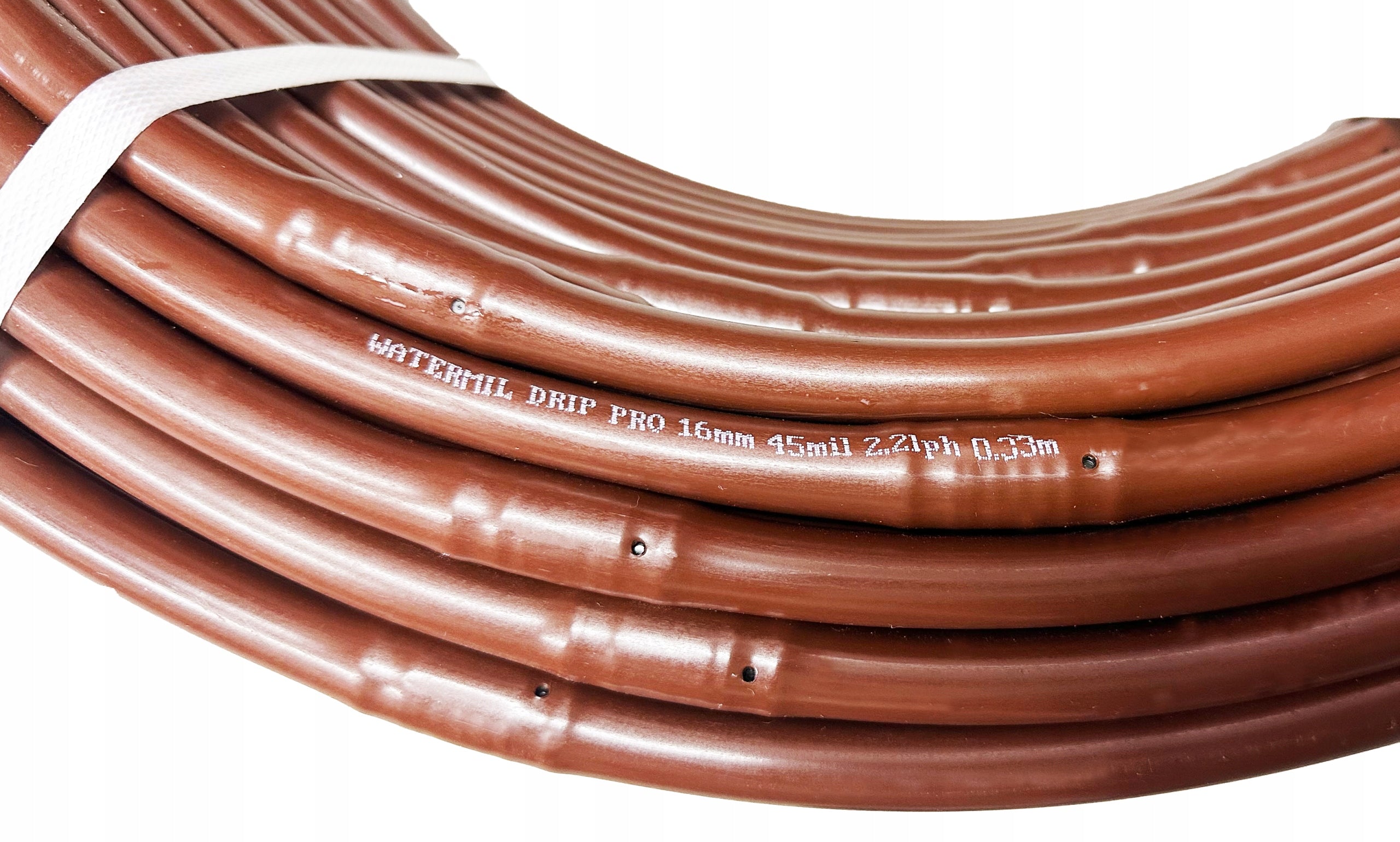 Drip Line Pressure Compensation Thick 33cm 100m Strong Watermil PRO Manufacturer code Linia/WATERMIL-PRO/100m