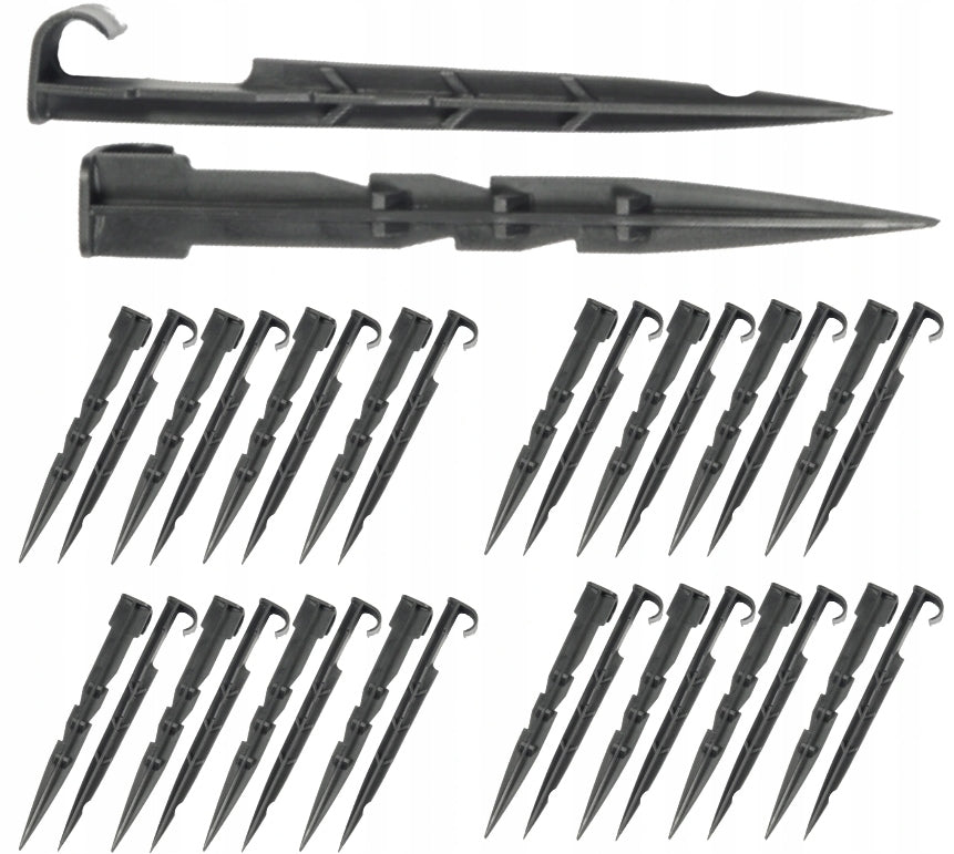 Drip Pipe Line Holders 100 16mm Anchor Pins Durable Strong Packaging status original