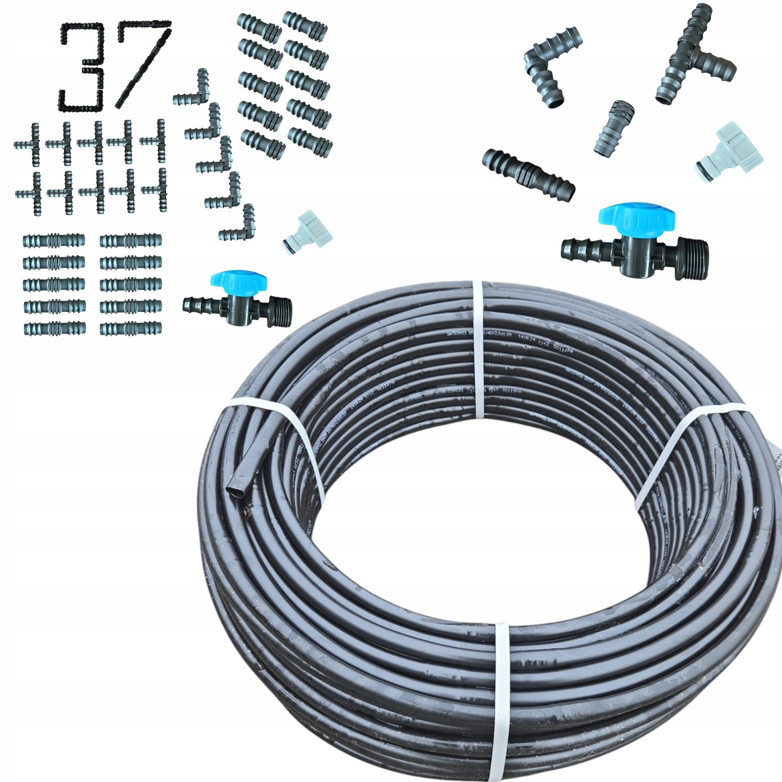 Drip line 100 meters with a set of 37 accessories Drip irrigation