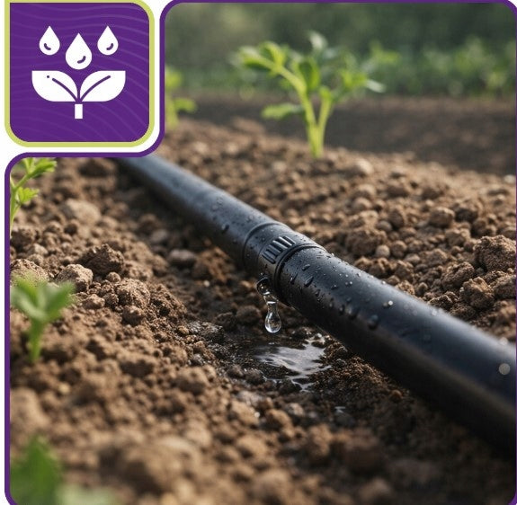 Drip line 100m droplet hose IRRIGATION DRIP compensation Manufacturer code System Nawadniania Kropelkowego Ogrodowy