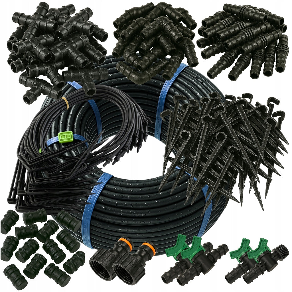 Drip line 100m droplet hose IRRIGATION DRIP compensation