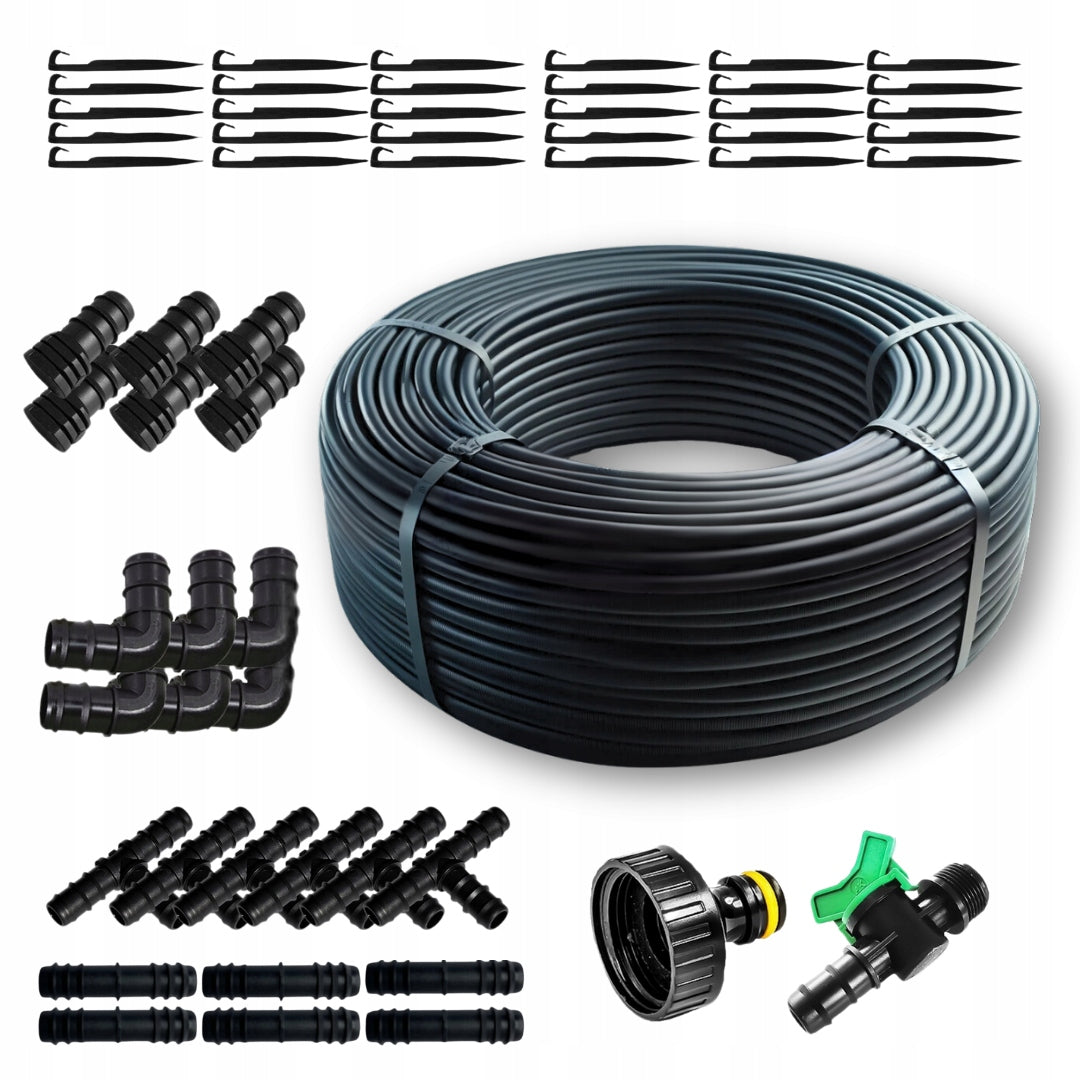 Drip line WITH COMPENSATION drip irrigation 50m+76el. strong hose