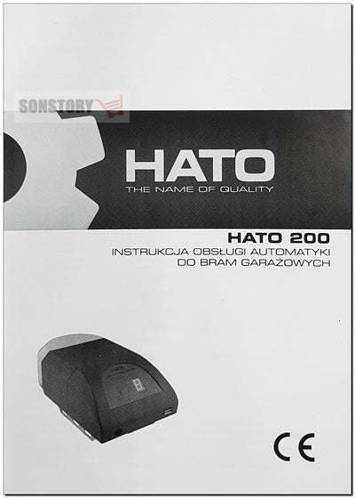Drive for garage door automatic motor HATO 200 Maximum wing weight 100 kg