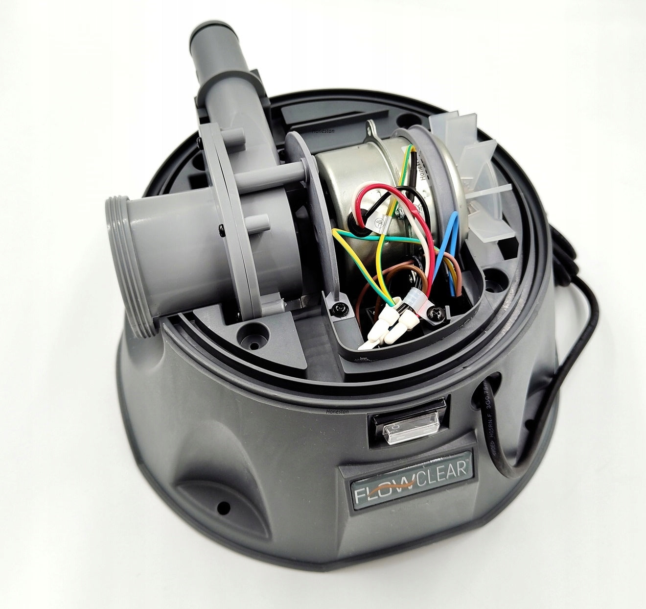 Drive motor with base for sand filter pump Bestway 58515 58397 Manufacturer code pompa filtr Flowclear filtra piaskowego