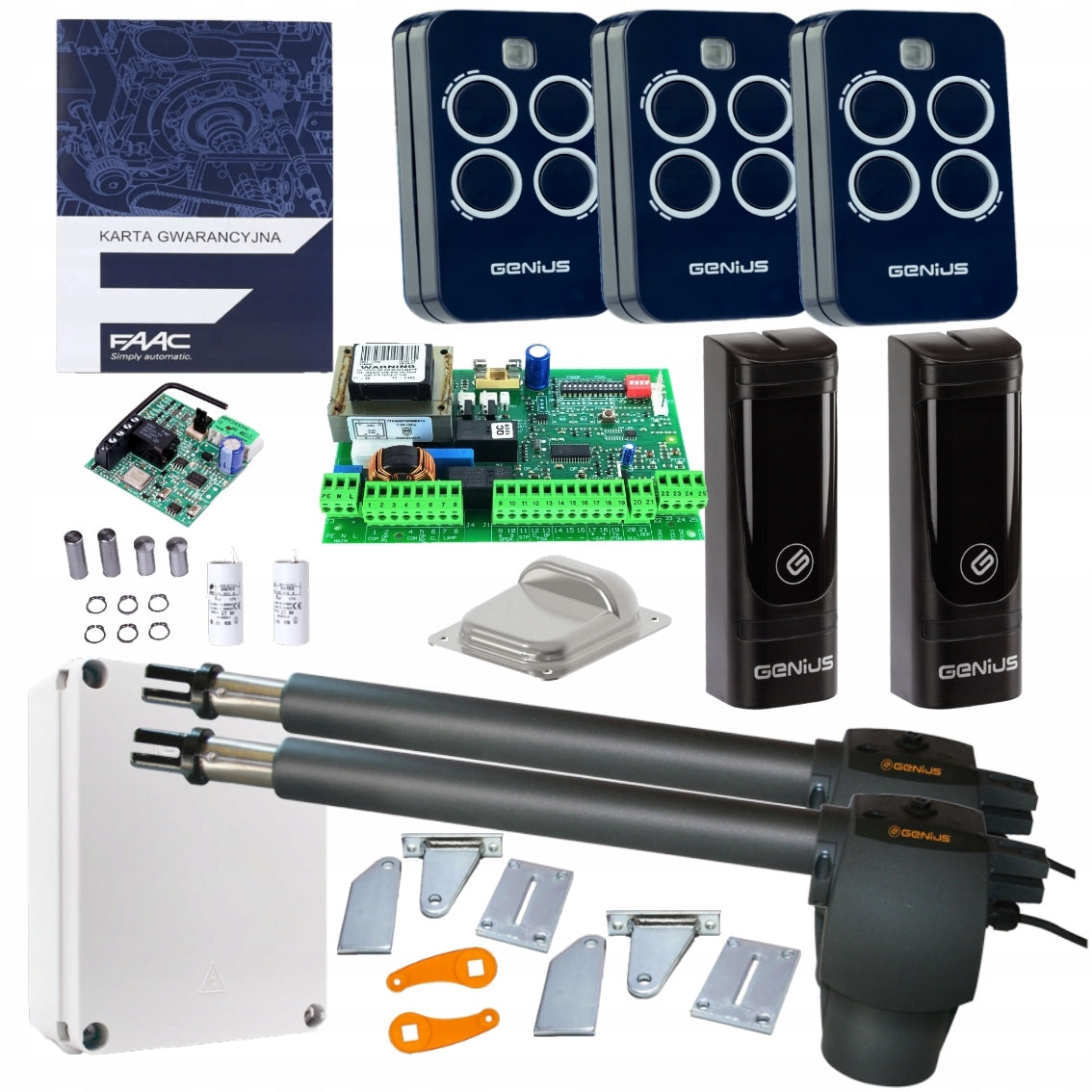 Drive set actuator for double-leaf gate GENIUS G-Bat 400 3XPilot Photo