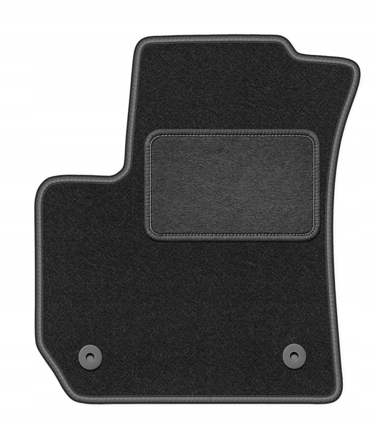 Driver velour rug for Opel Zafira B 2005-2014 LUX graphite