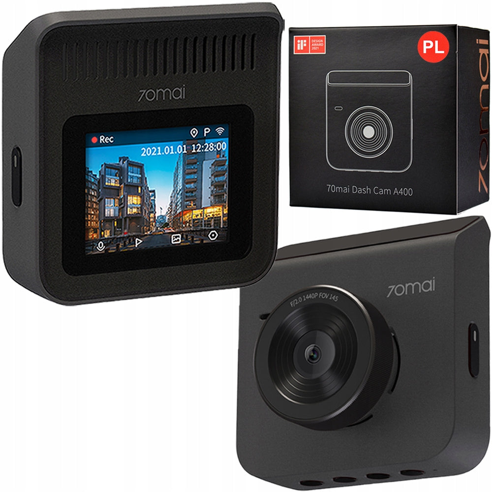 Driving recorder 70mai A400 polish menu QHD 145° Packaging status original