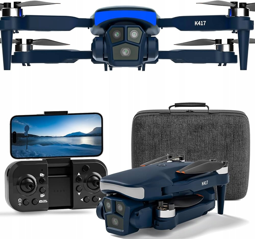 Drone 2 Full HD cameras KARUISRC K417 147g Full stabilization, 360 Flip