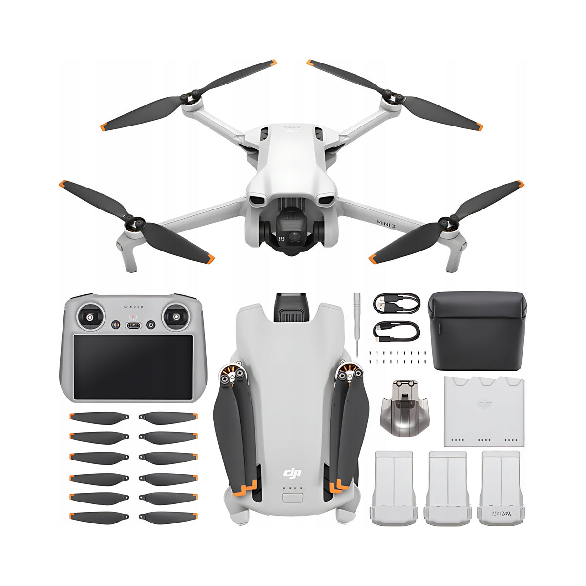 Drone DJI Mini 3 Fly More Combo with RC Controller (with Display)