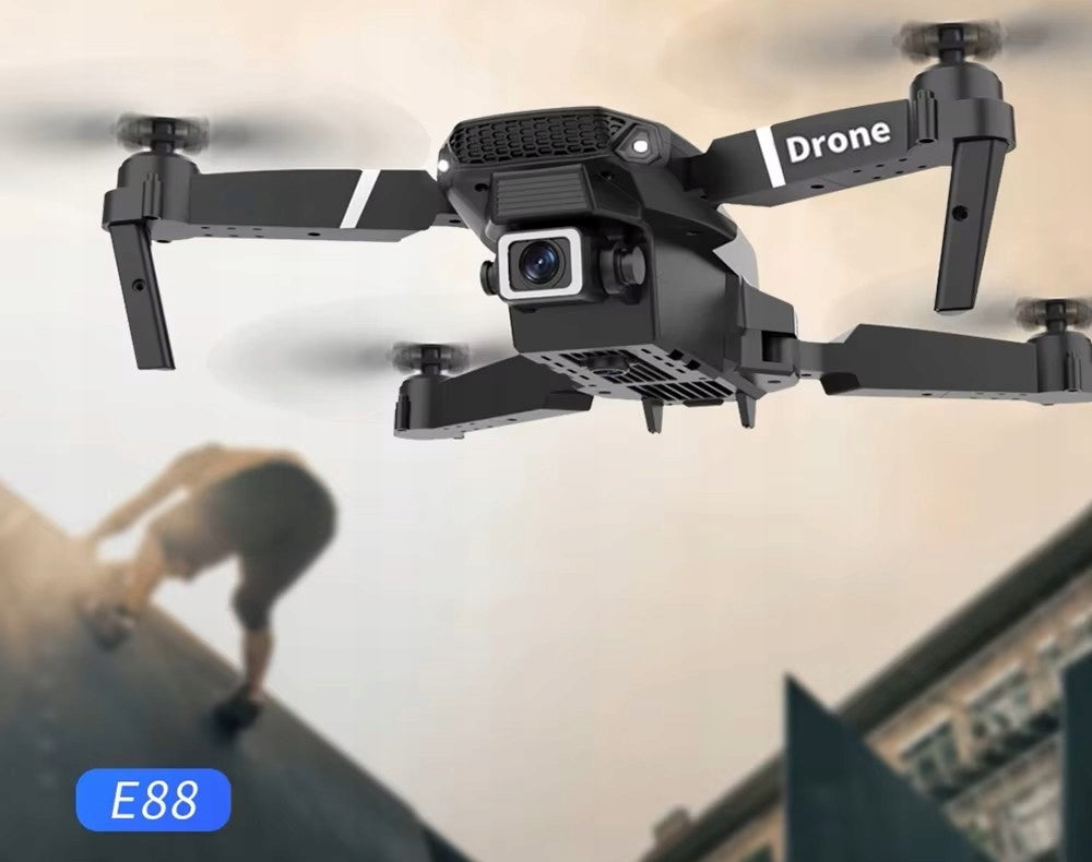 Drone Professional Drone E88 Two FPV WiFi Cameras White Packaging status original