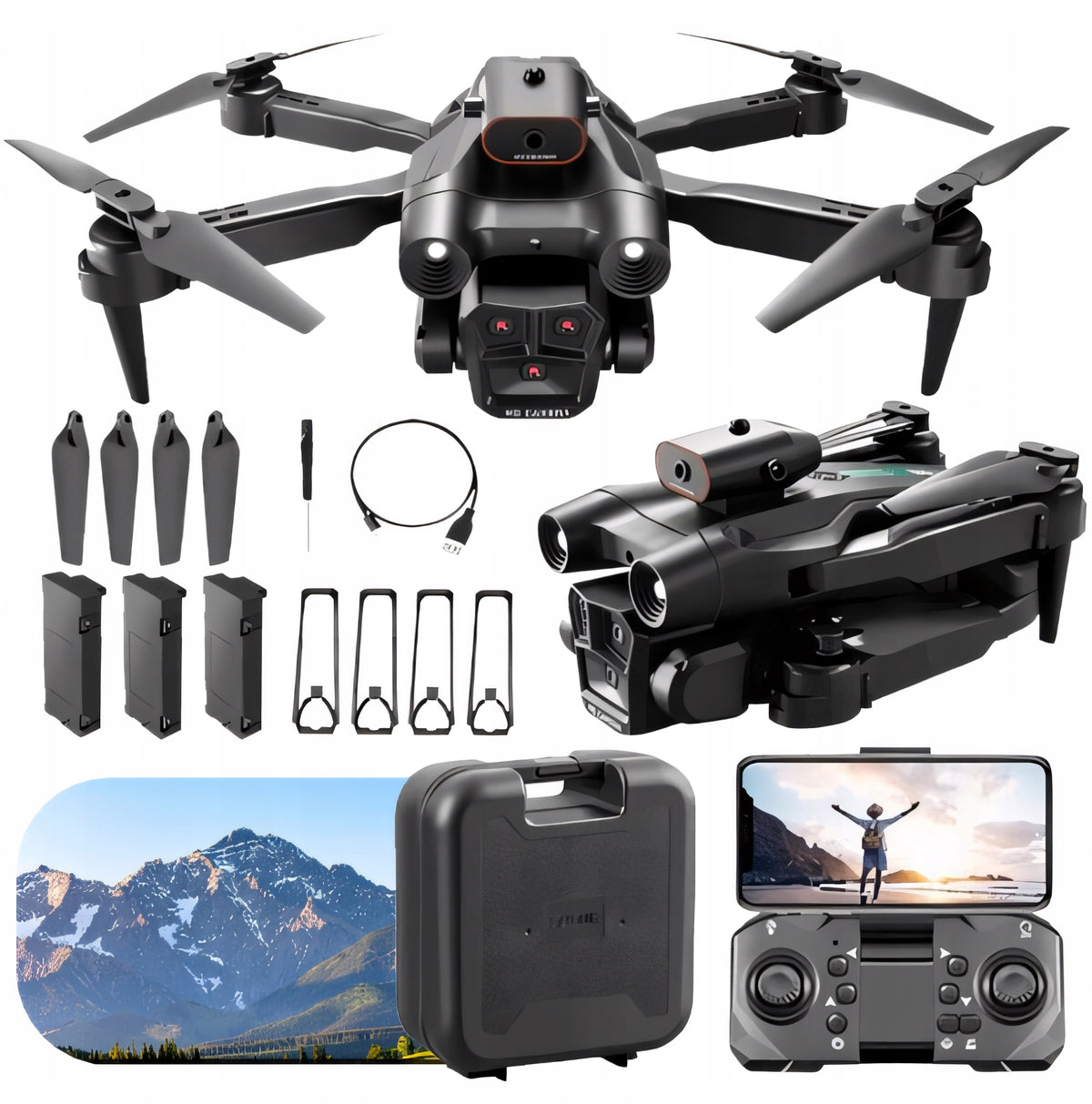 Drone WINANQE Multicopters and drones 100 m 2000 mAh