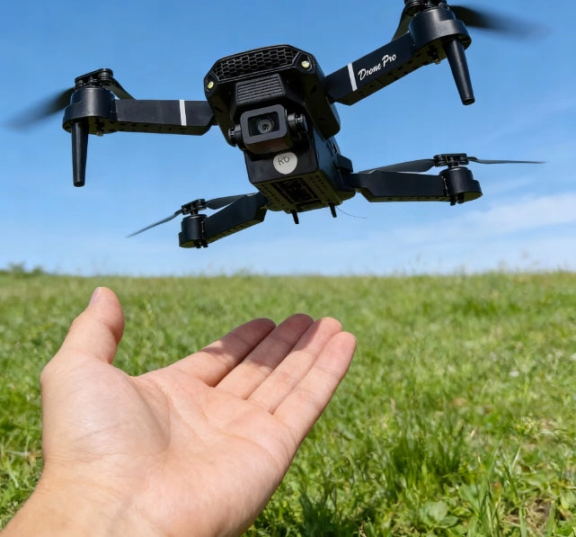 Drone With Two Cameras Remote Control 2 Cameras Remote Controlled Toy Strong Packaging status original