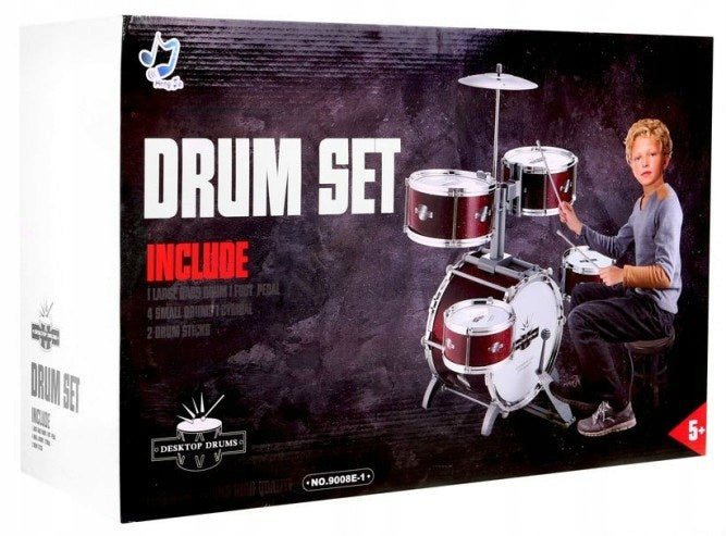 Drums for children Ramiz 5 drums, plate and stool Kind drums