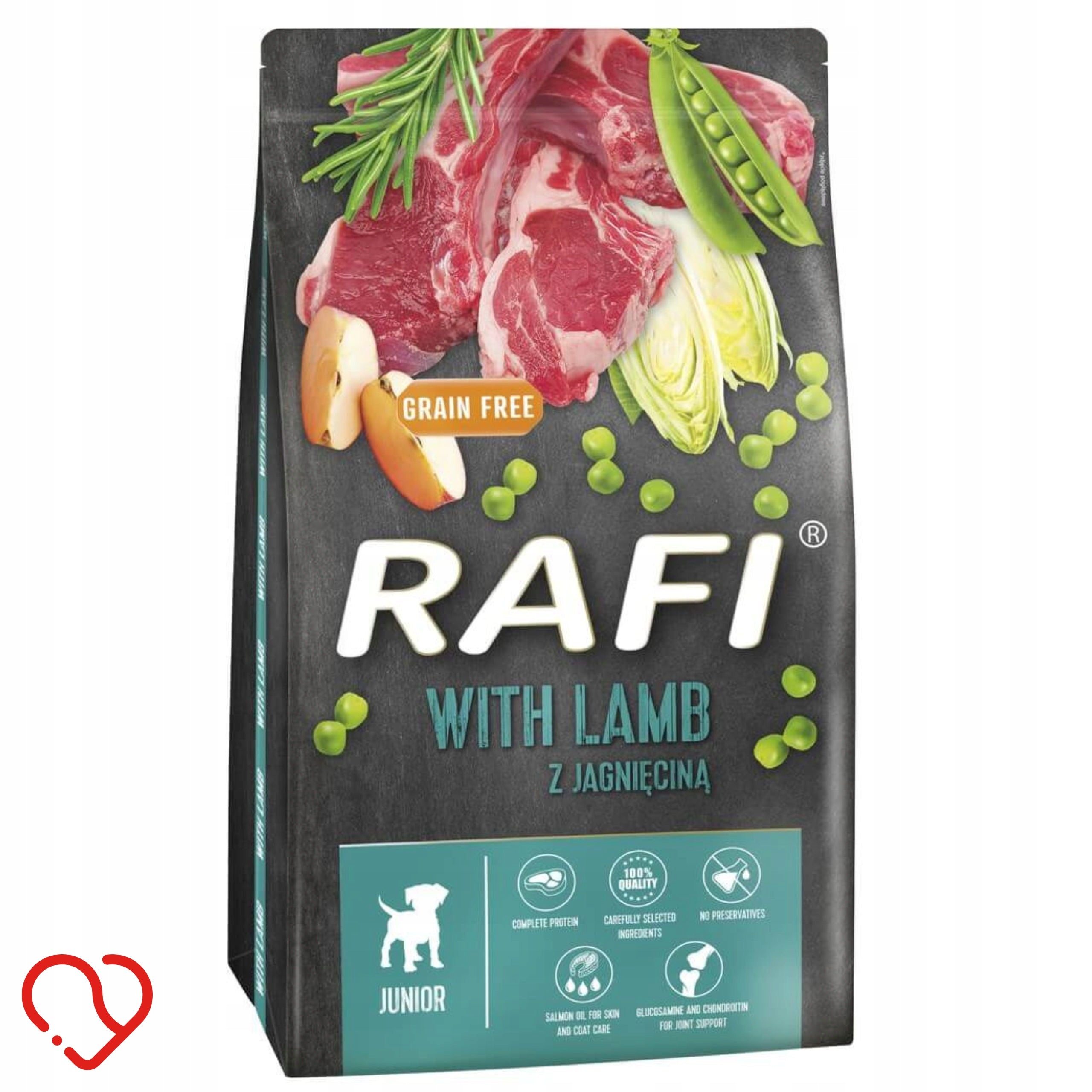 Dry dog food Rafi Junior with lamb 10kg