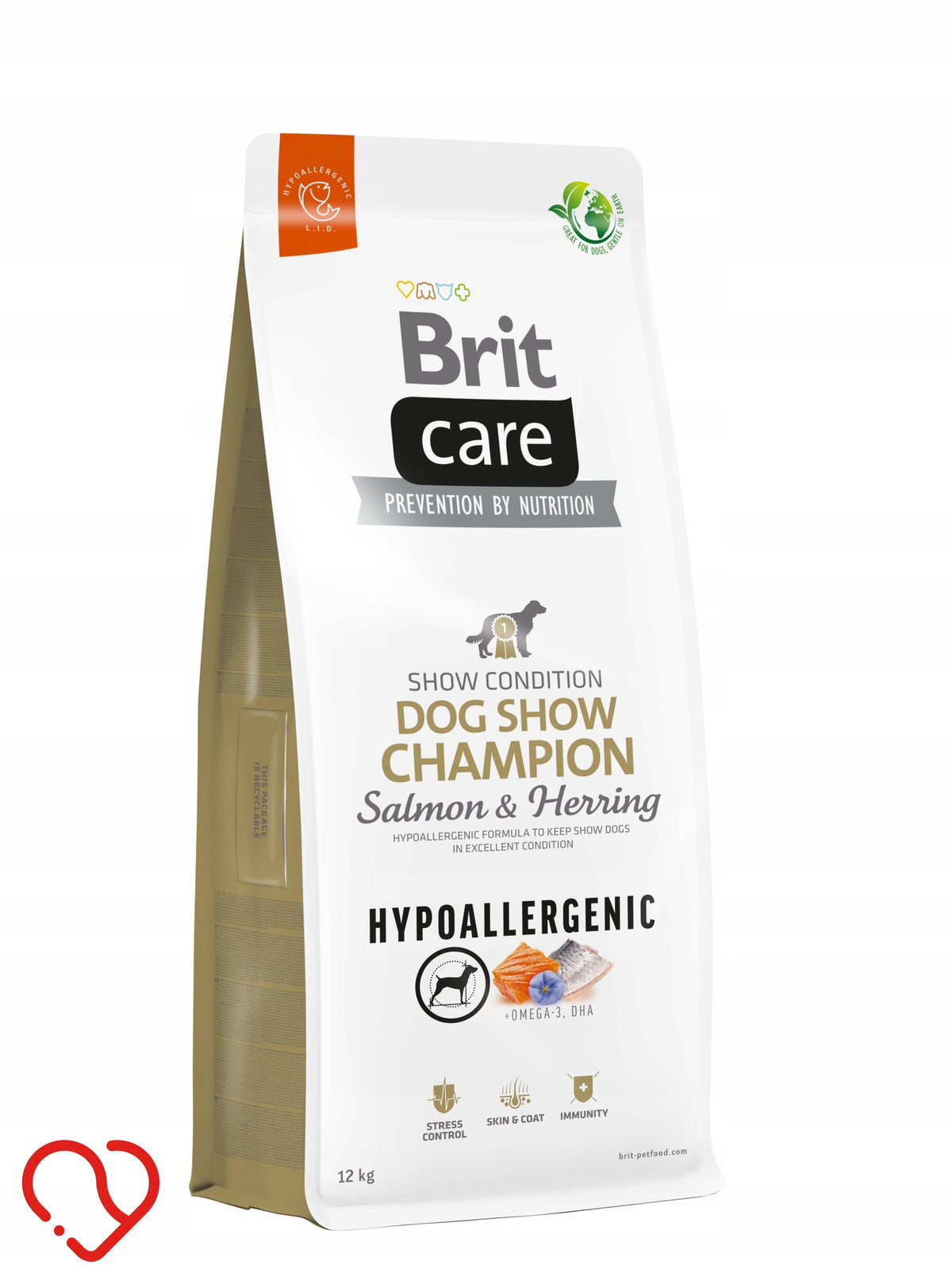 Dry food Brit hypoallergenic for adult dogs salmon and herring 12 kg