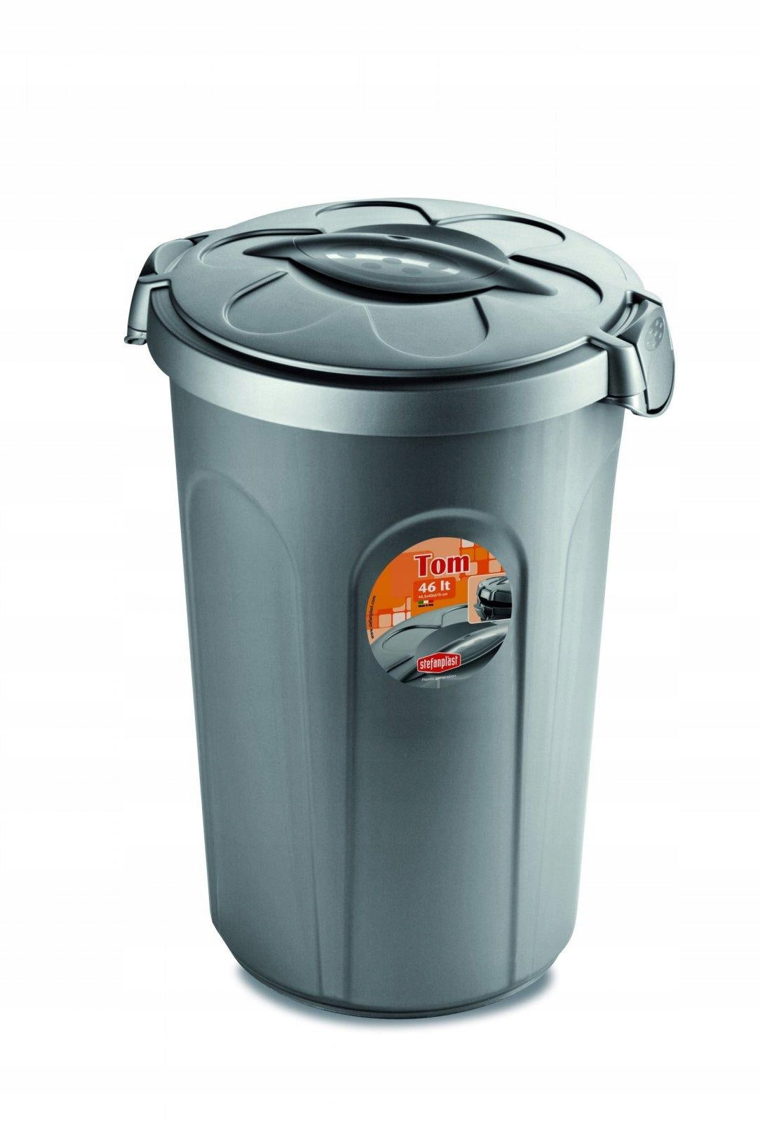 Dry food container TOM 46L , grey