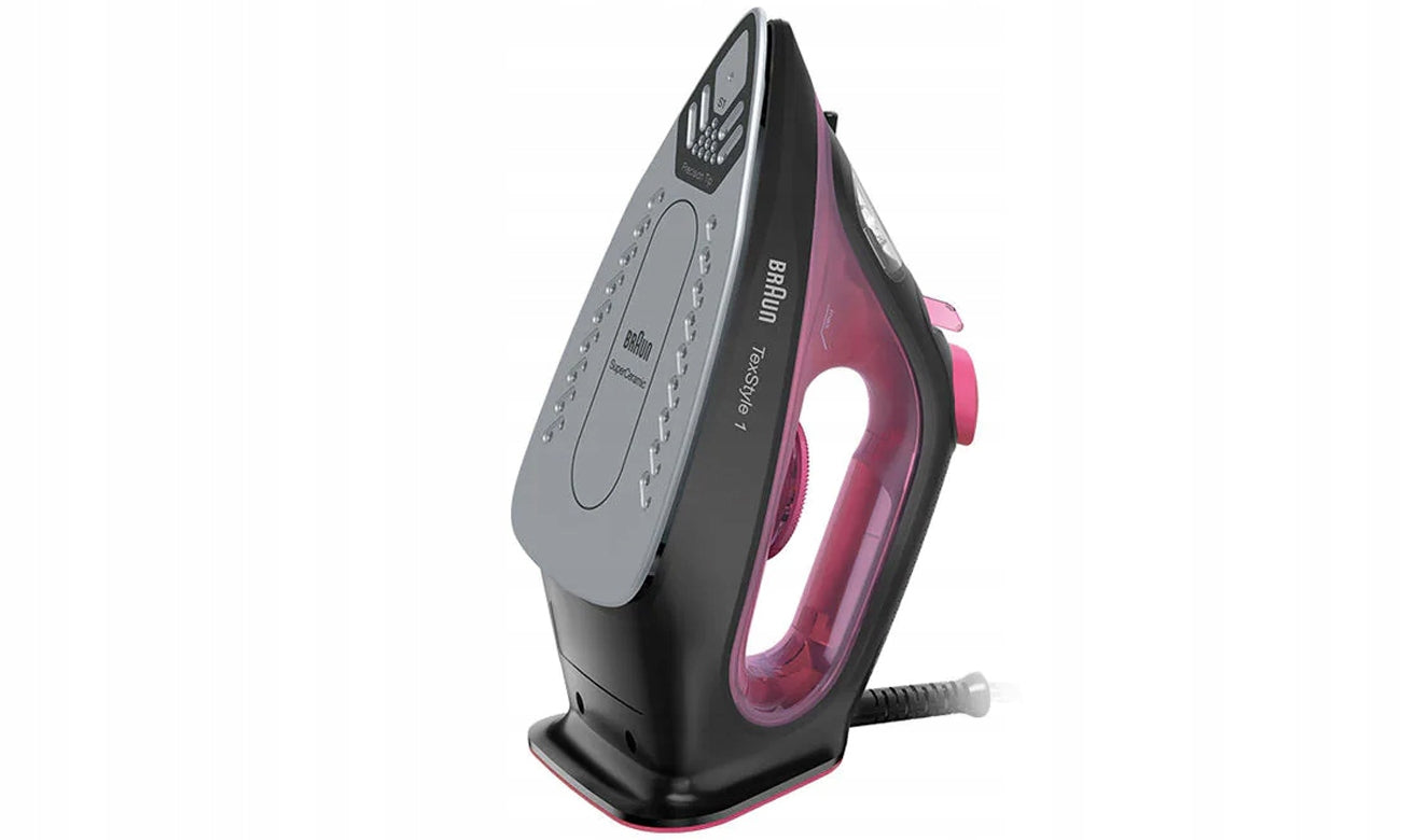 Dry iron and steam iron Braun TexStyle 1 ceramic plate 2000 W Brand Braun