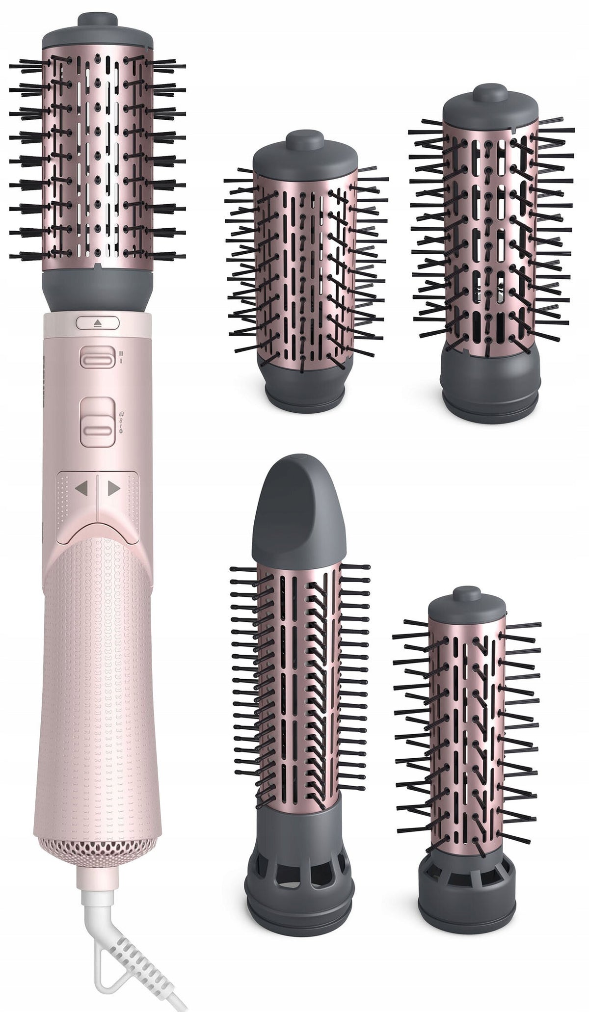 Dryer Curler Philips - series 7000 Rotating - 1000W Ionization, 4 Caps Packaging status original