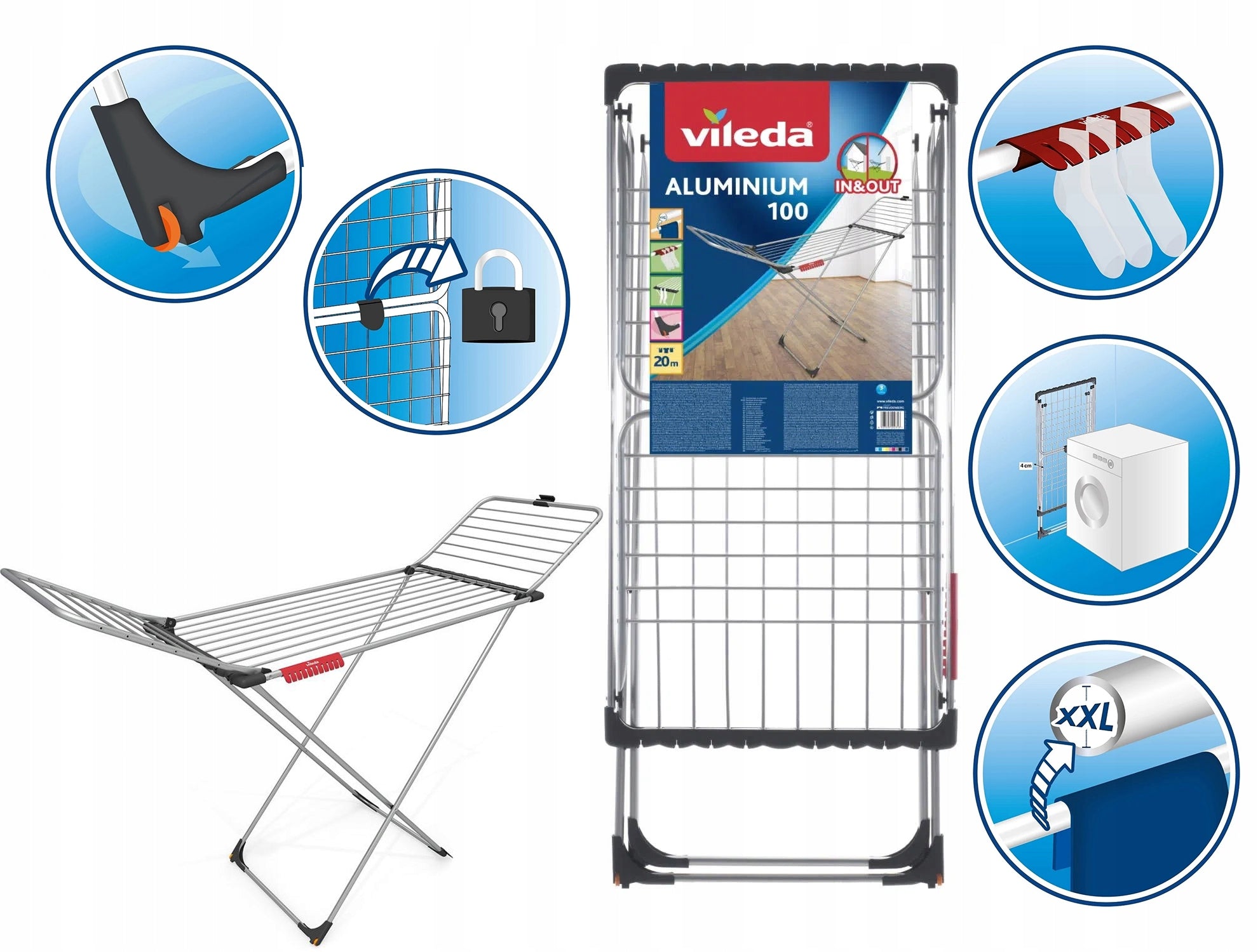 Dryer Vileda Aluminium 100 Lightweight Universal