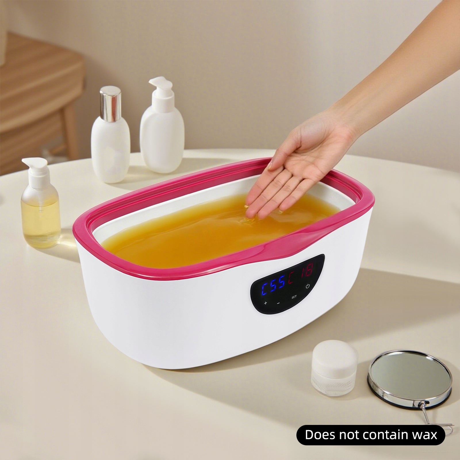 Dual Mode Paraffin Bath 230W Aluminum Inner Pot 4L Wax Melter Red Manufacturer code FL112511