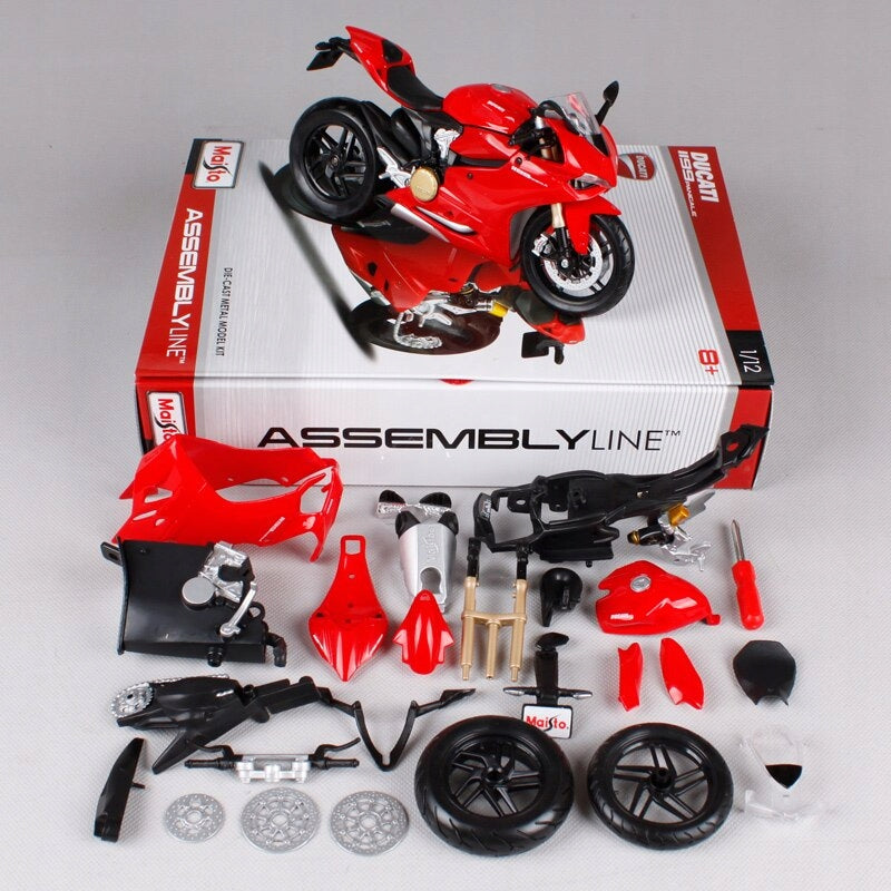 Ducati 1199 Panigale Maisto 1:12 Model Motorcycle Assembly DIY