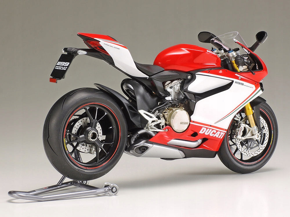 Ducati 1199 Panigale S Tricolore Model Kit 14132 Tamiya Brand Tamiya