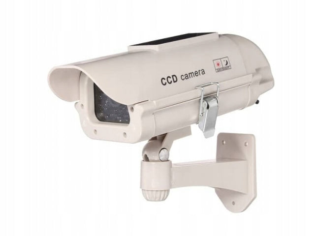 Dummy outdoor camera large SOLAR hanging SOLAR WHITE