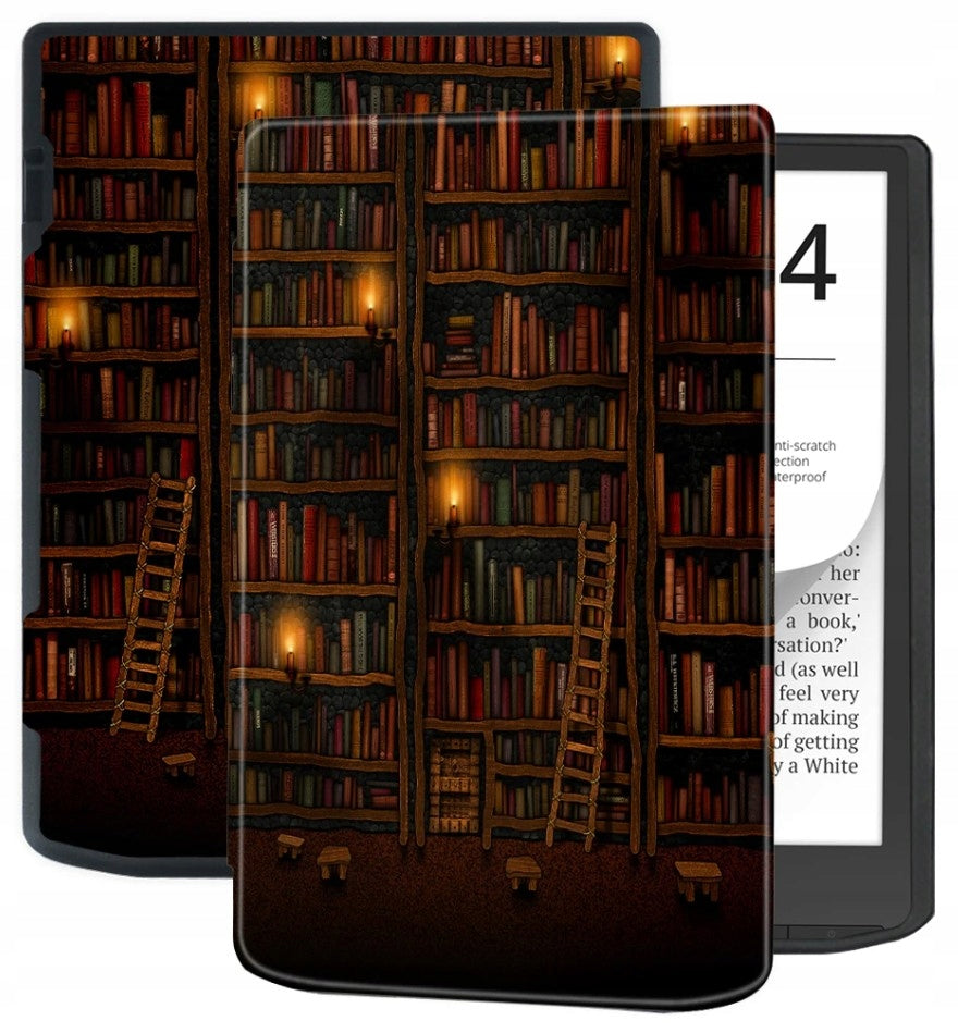 Durable Lock DL4050, obal Pocketbook 743G/C/K3, Bookcase, magnet, AutoSleep