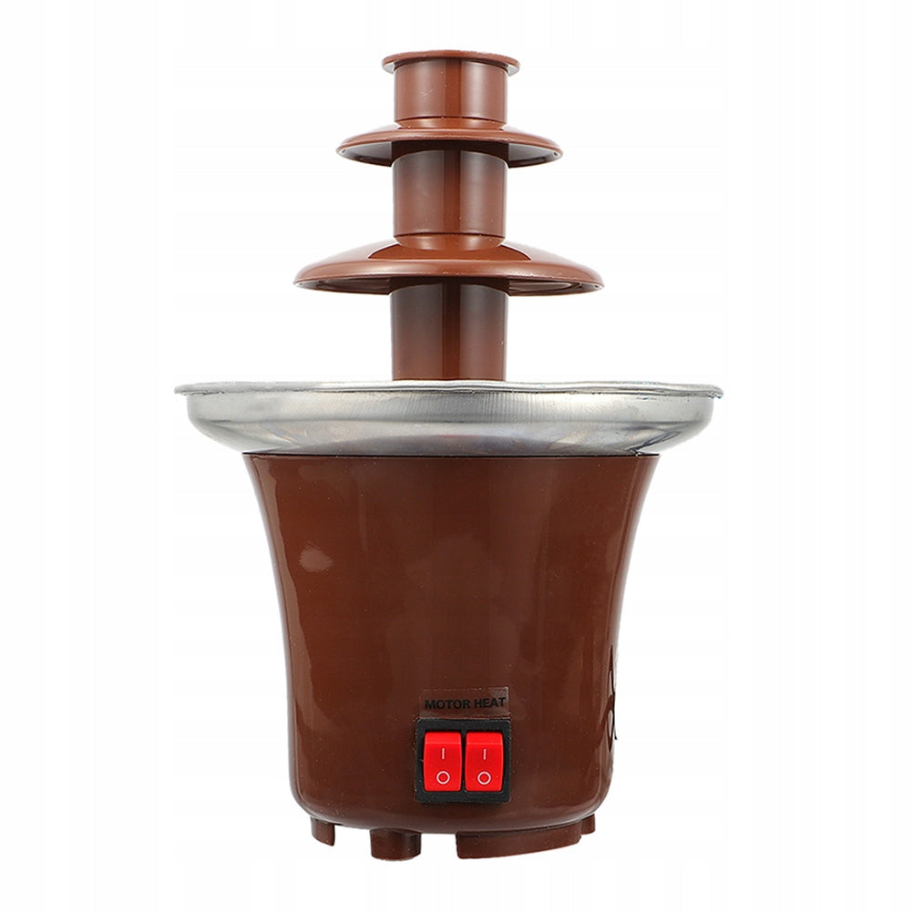 Durable Stainless Steel Chocolate Fondue Fountain with Cascade Brand no brand