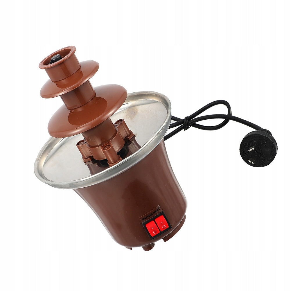 Durable Stainless Steel Chocolate Fondue Fountain with Cascade