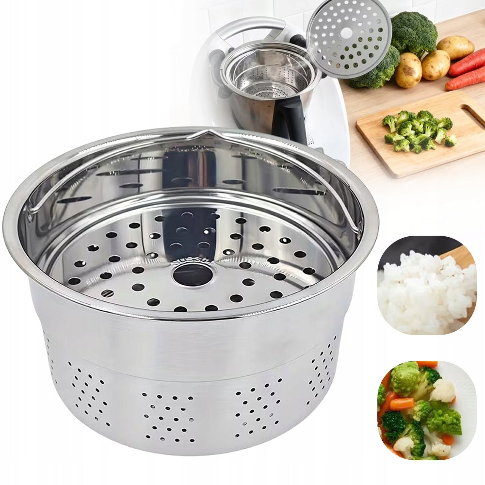 Durable Stainless Steel Cooking Pots, Steamer for Kitchen