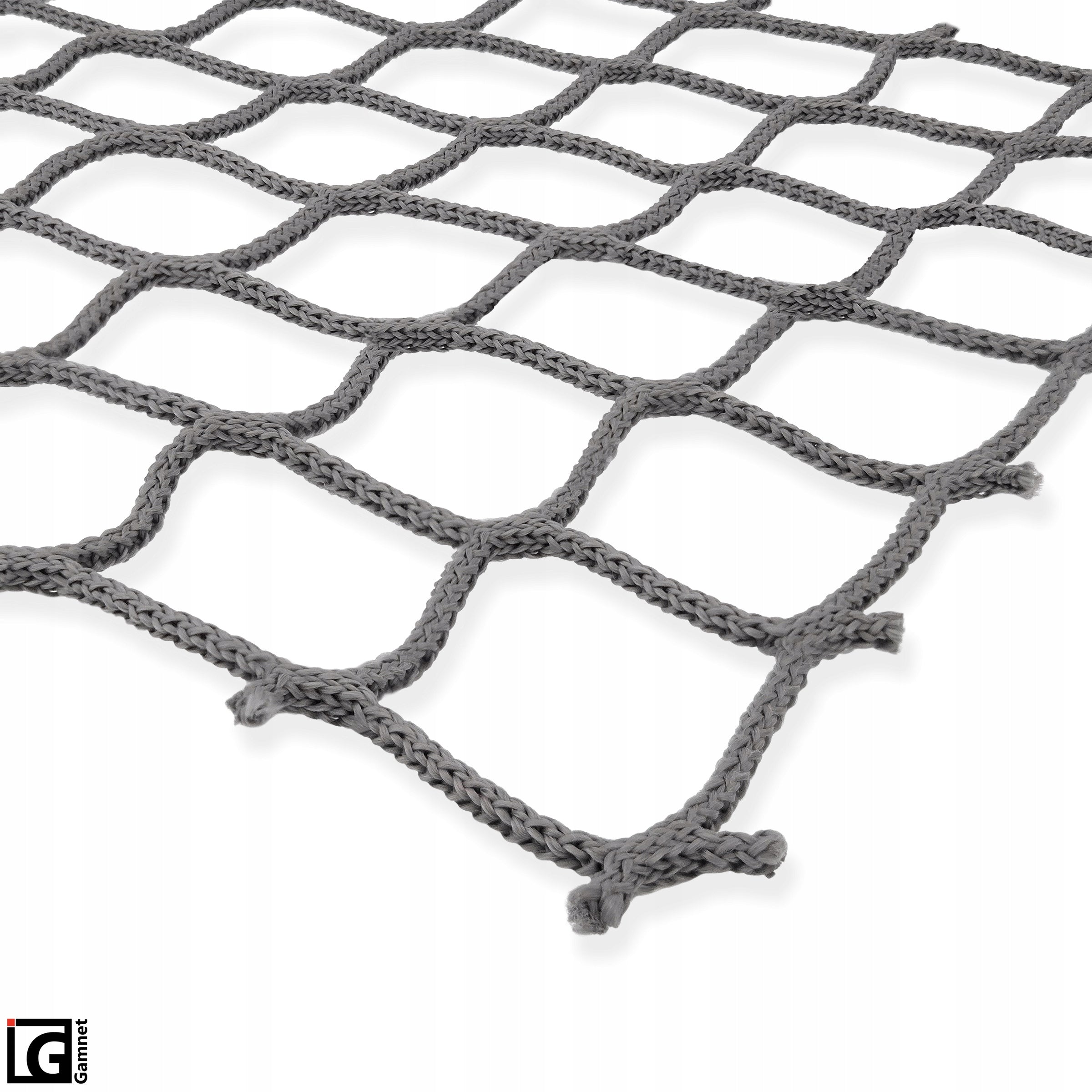 Durable safety net for window stair railing - 150x400cm Color gray