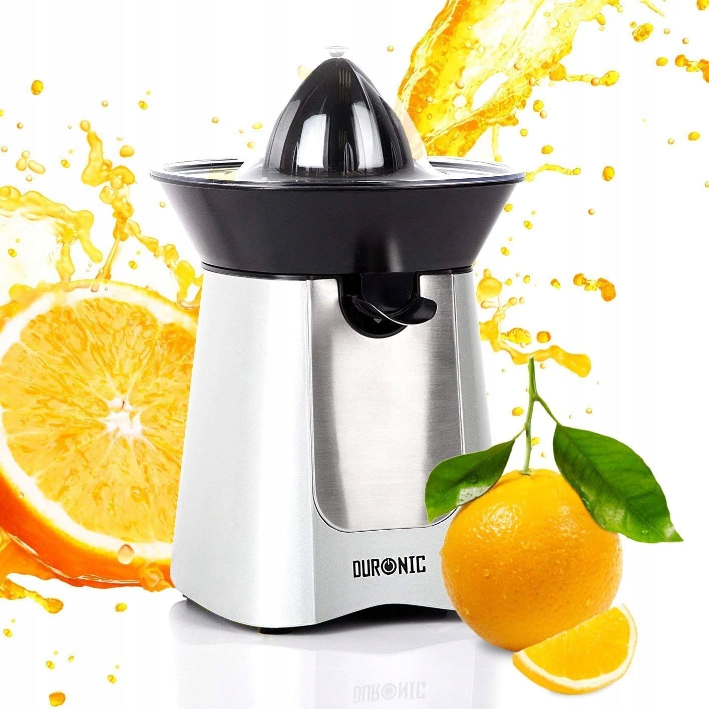 Duronic JE6 SR Lemon Citrus Juicer 100 W Orange Juicer