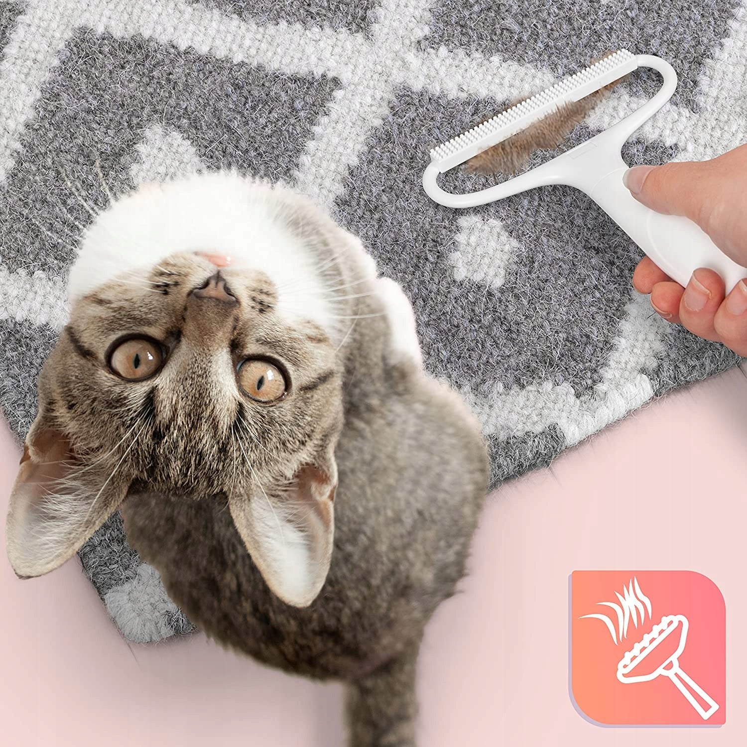 Duronic MFS2 Manual shaver for clothes, upholstery, curtains hair removal Batteries included no