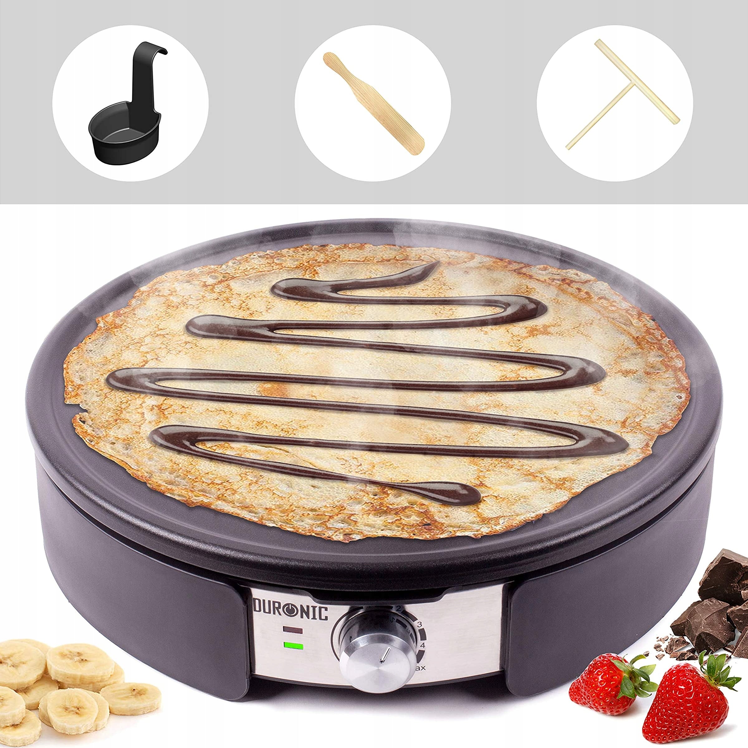 Duronic PM152 electric pancake maker pancake pan