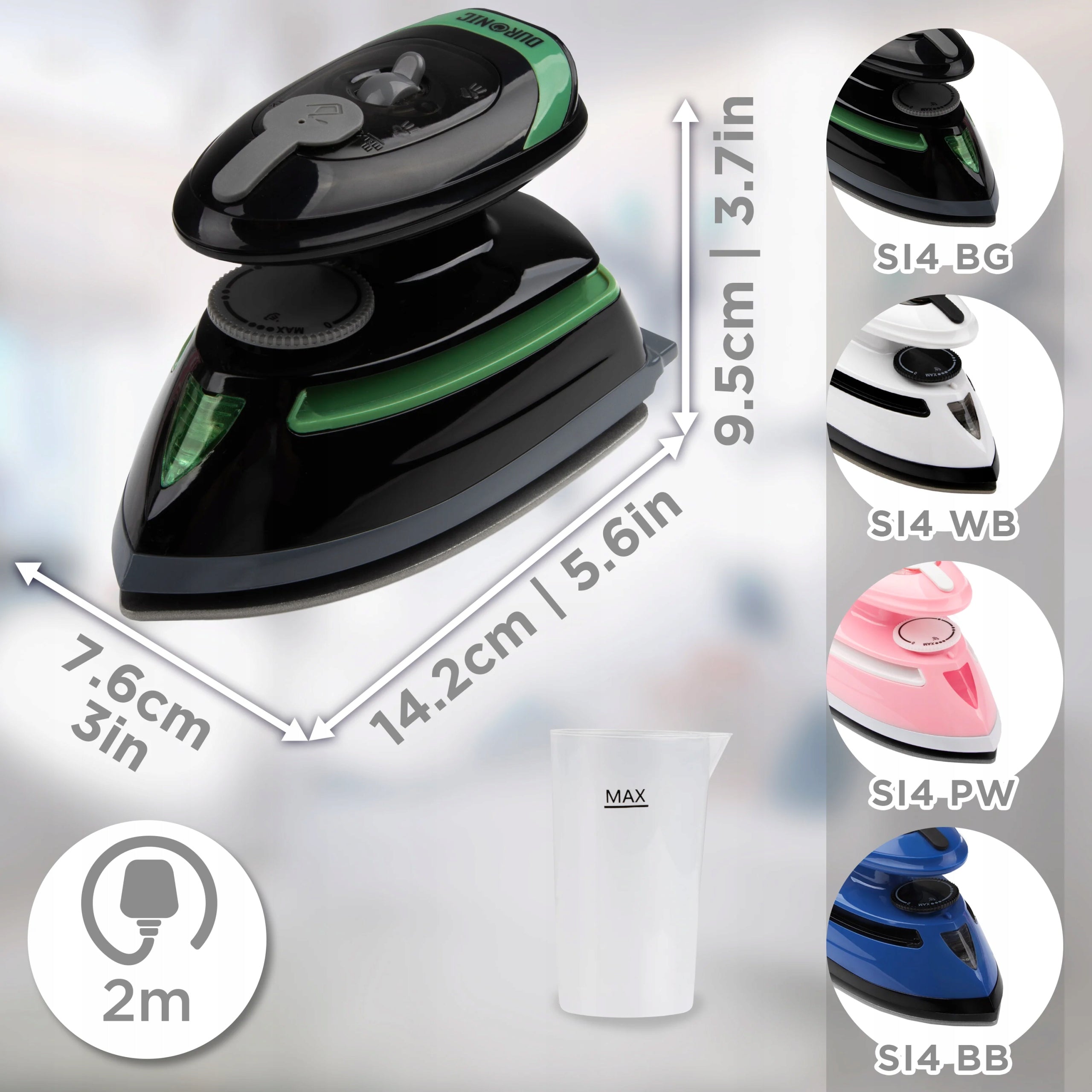 Duronic SI4 BG Travel iron 420W tourist mini iron EAN (GTIN) 5056311905645