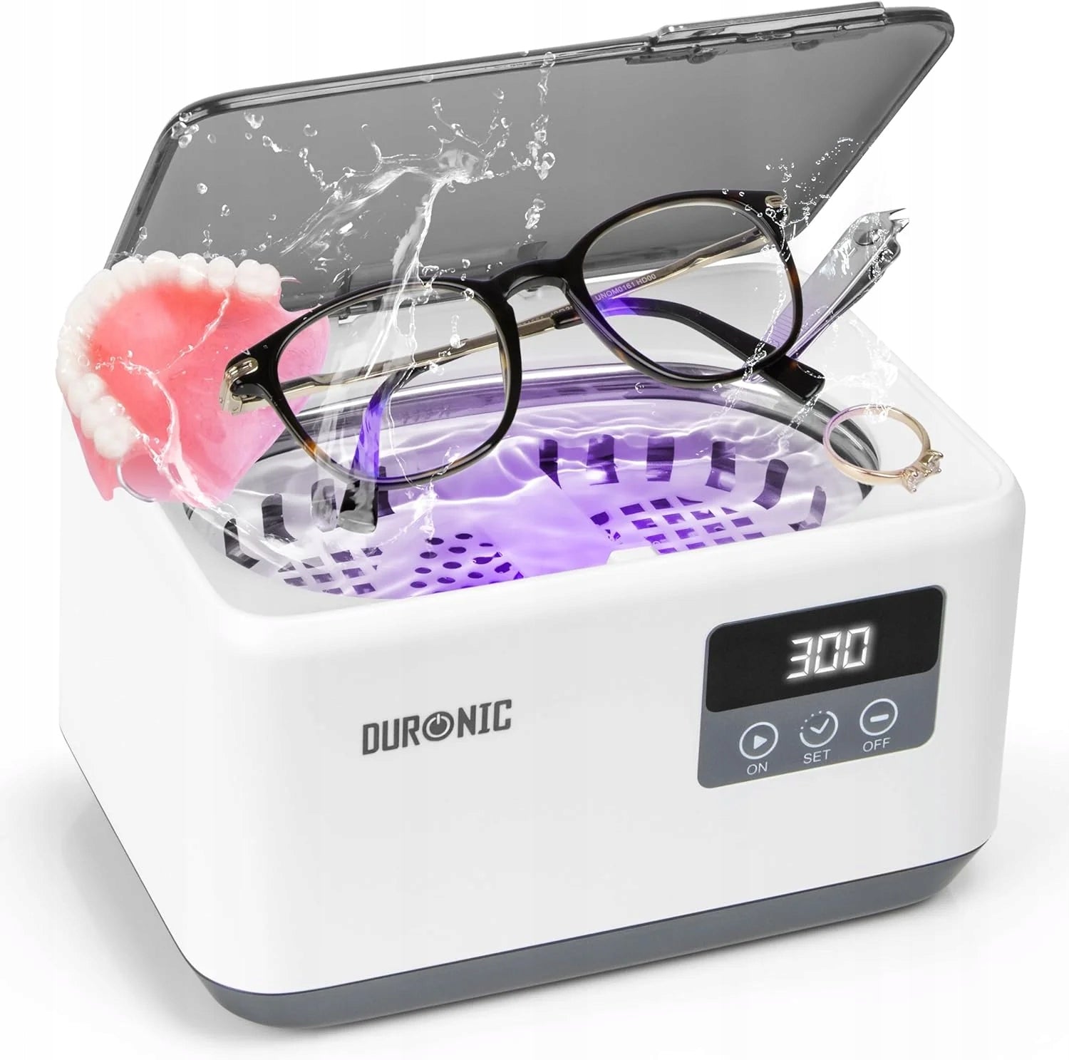 Duronic UC60 Ultrasonic Cleaner 50W for Cosmetic Sterilizer 600ml