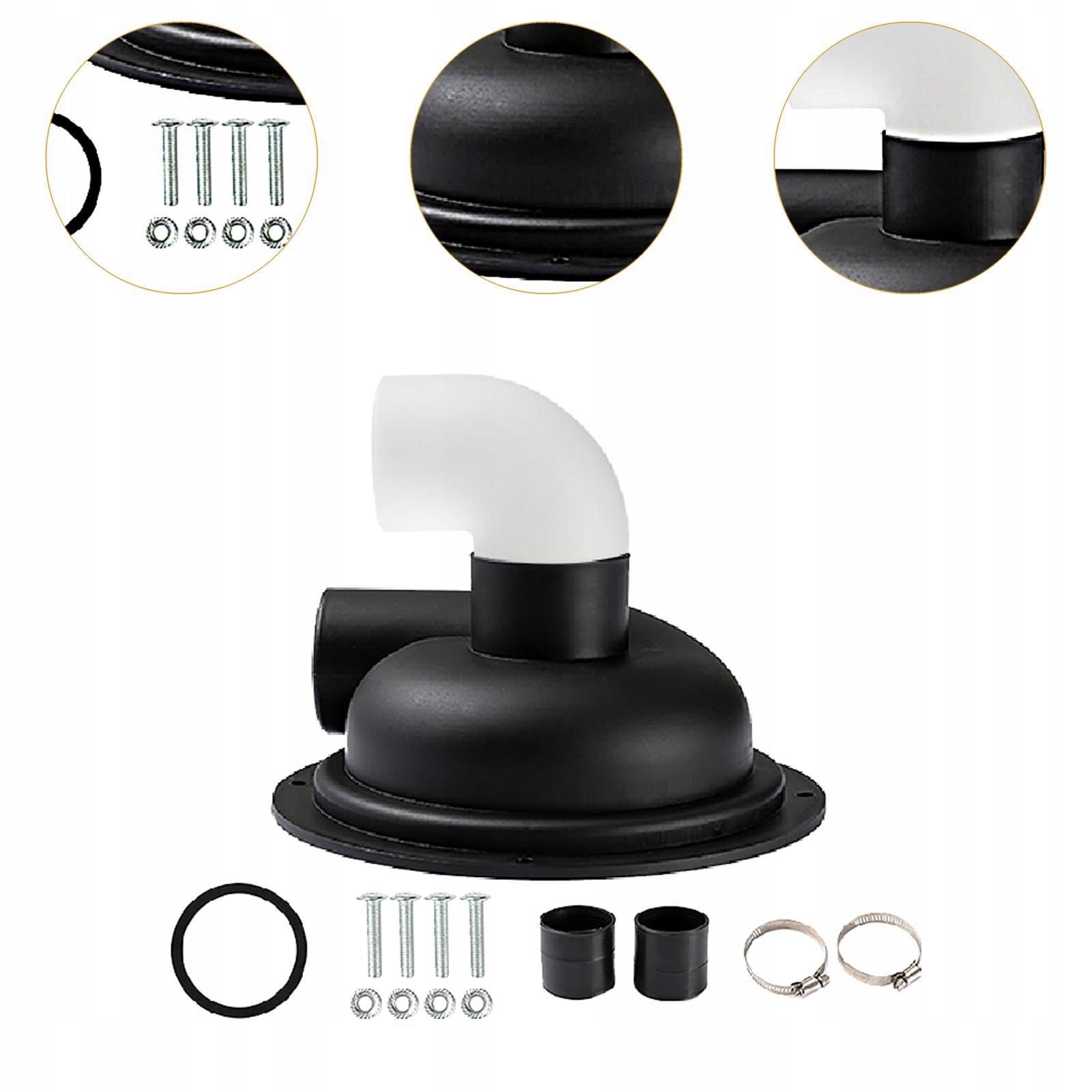 Dust Cyclone Separator Lid Sawdust Easy to Install Vacuum Cleaner Parts DIY Dirty water tank capacity 1.1 l