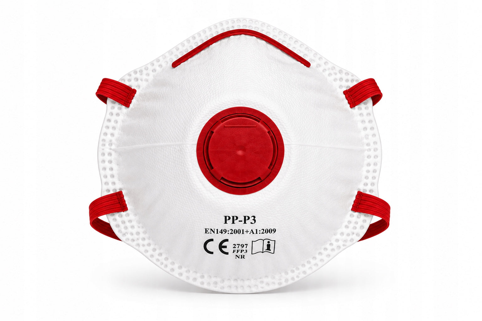 Dust Mask Valve FFP3 P3 Half Mask Certified CE1437 Packaging status original