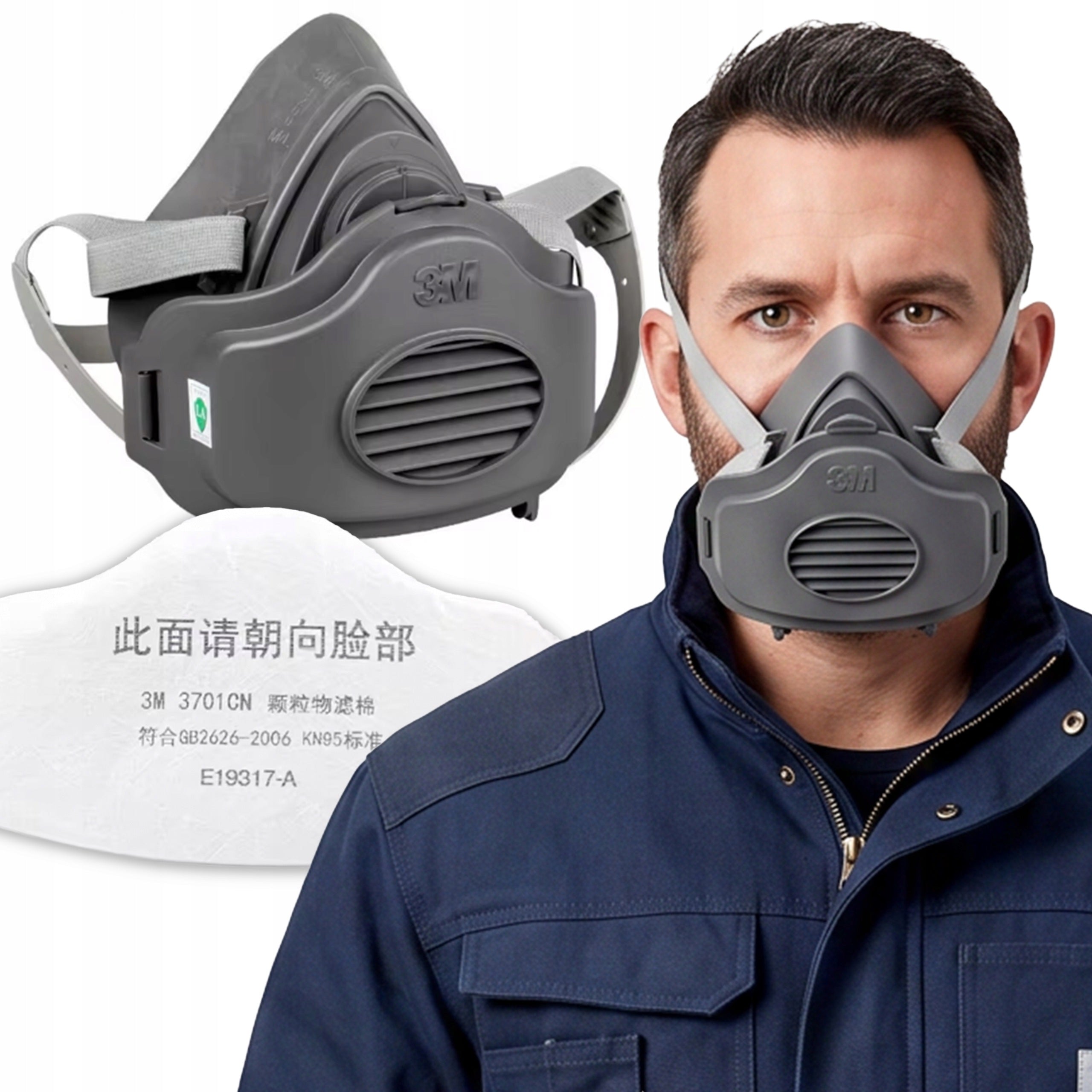 Dust Protective Mask Half Mask Model 3200