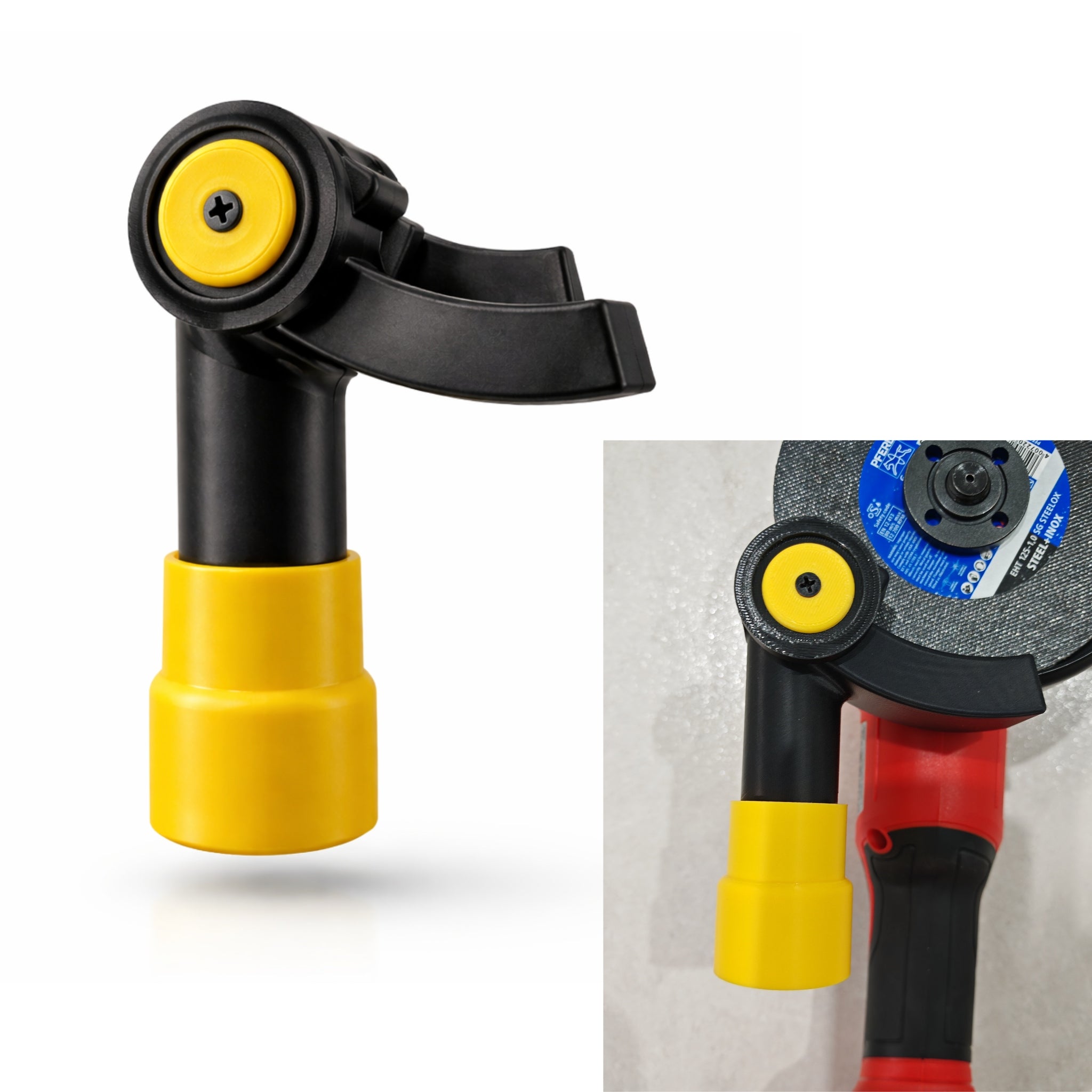 Dust cover for angle grinder 115m 125mm with dust extraction