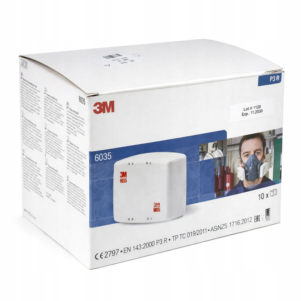Dust mask half mask + filter 3m 6035 Medical device no