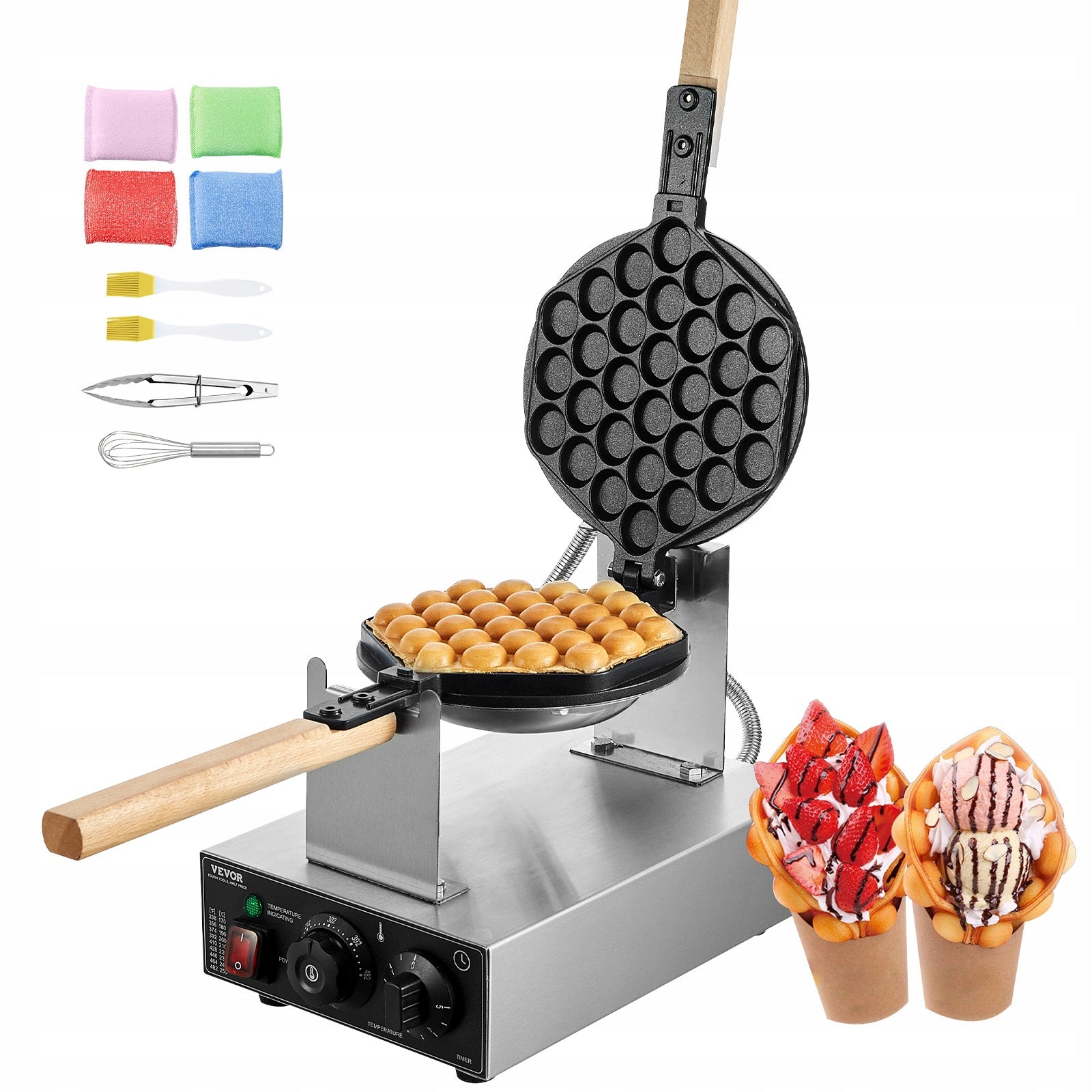 Dutch Pancake Maker 1400W Adjustable Temperature And Time For Restaurant