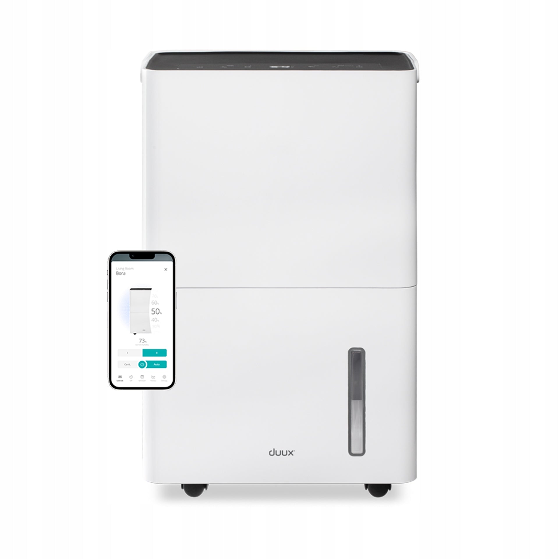 Duux Smart Dehumidifier Bora 30L White WiFi up to 4L Wyd 30L/24h Filter Packaging status original