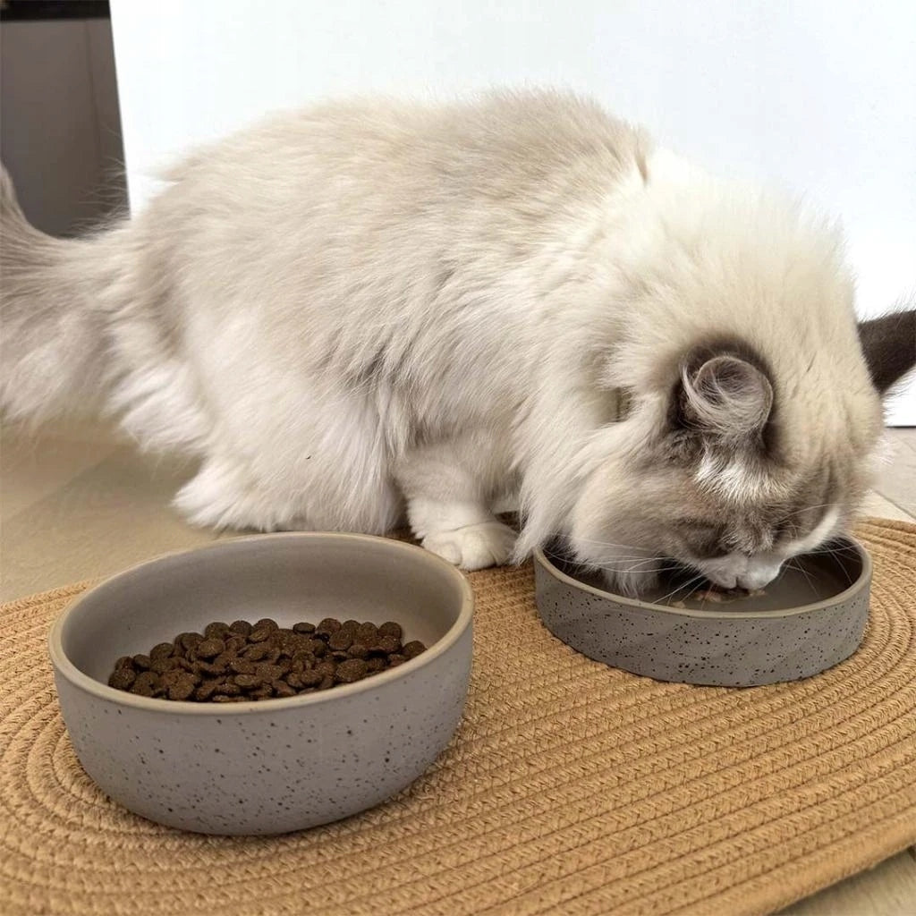 Duvo+ Dune Dog Bowl Cat Grey-Green 260ml 14.5cm Brand Duvo+