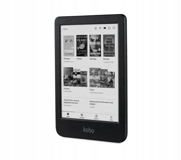 E-book reader Kobo Clara BW 6" 16GB WiFi Bluetooth Black Supported file formats .pdf .mobi .html .epub