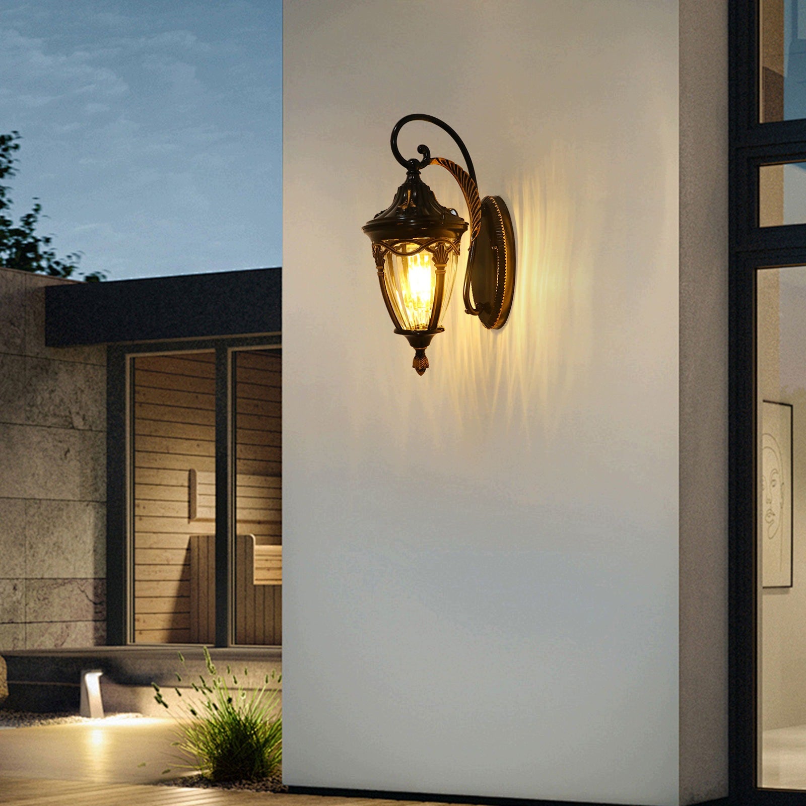 E27 Outdoor Wall Light – Garden Wall-Mounted Lamp Exterior Wall Lighting Manufacturer code kk56545